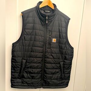 Men’s Carhartt Rain Defender Insulated Vest - Relaxed Black Large Tall